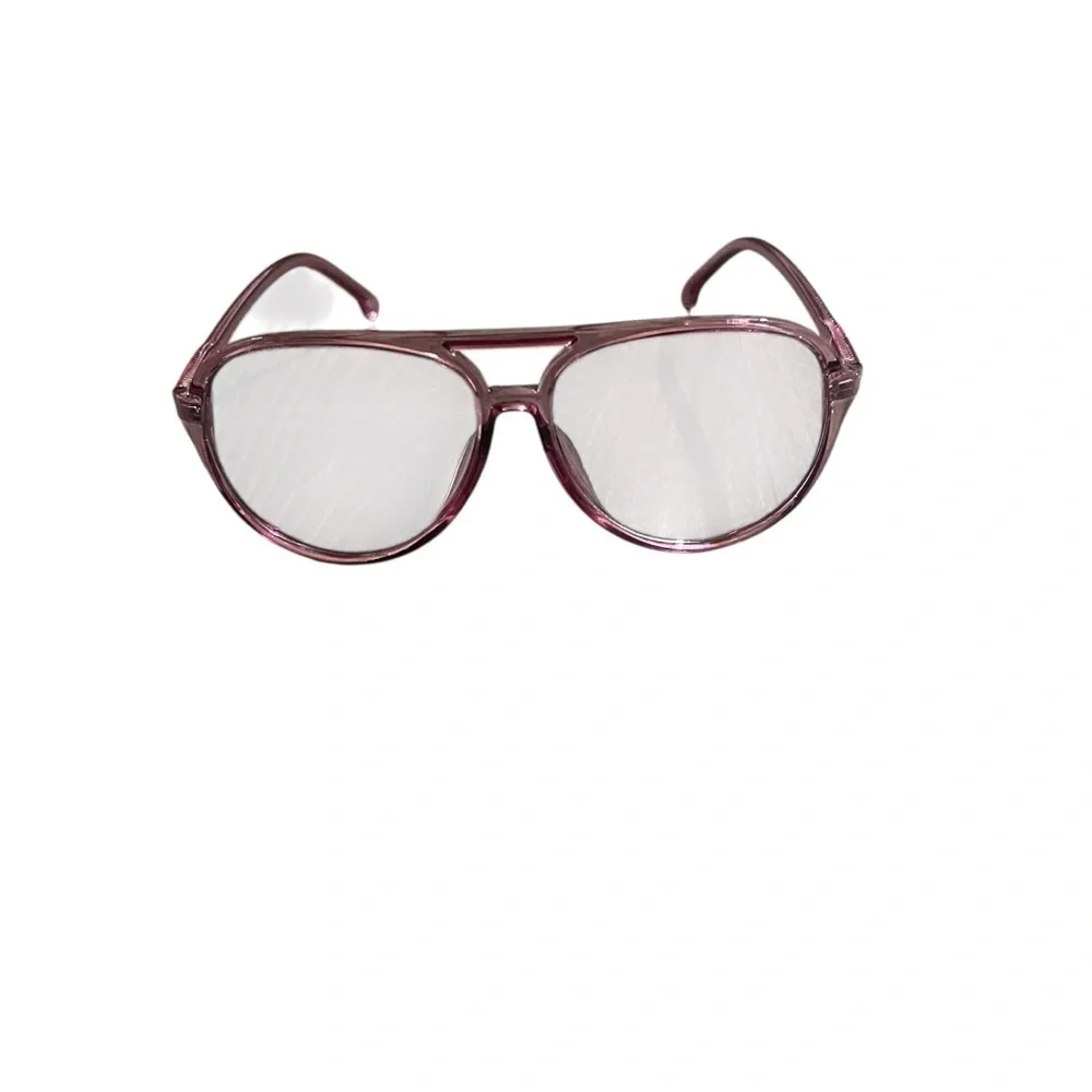 New! Viento Pink Fuchsia Clear Aviator Eyeglasses